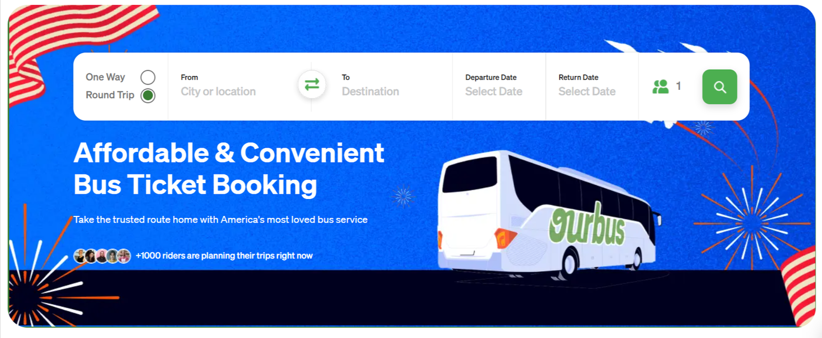 OurBus: Affordable & Trusted Bus Ticket Booking Service