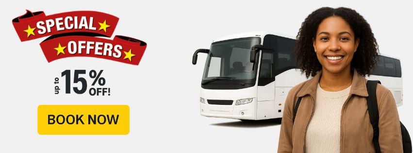 ourbus special offer up to 15% OFF